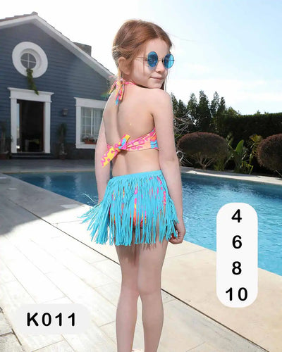 Tobay | مايوه بناتي Paisley Fringe
