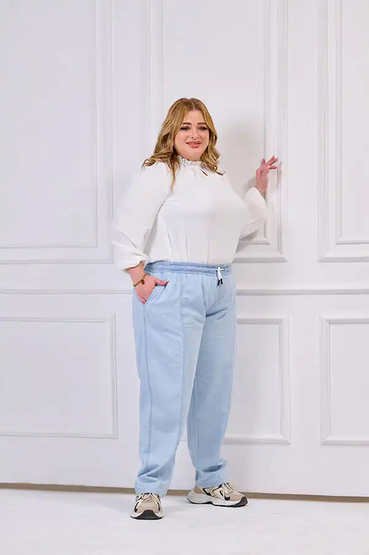 بنطلون بلس سايز چوجر جينز | Tobay