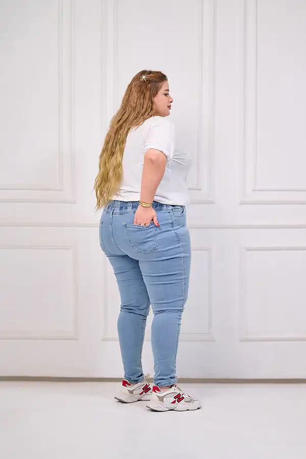 Plus Size Skinny Jeans - Tobay