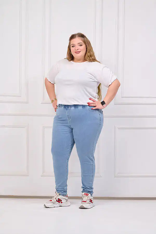 Plus Size Skinny Jeans - Tobay