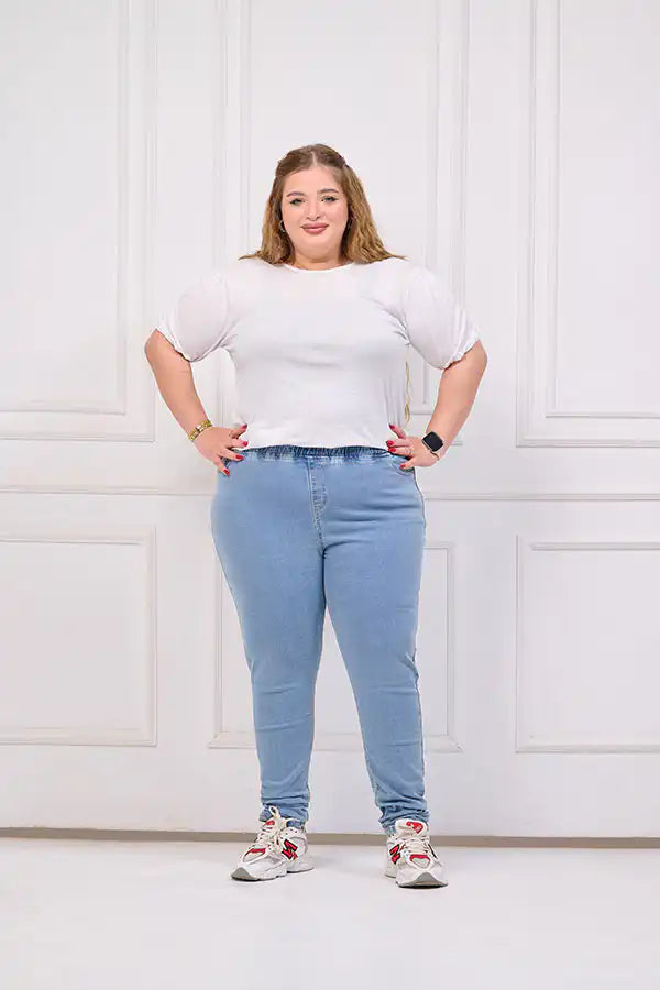 Plus Size Skinny Jeans - Tobay