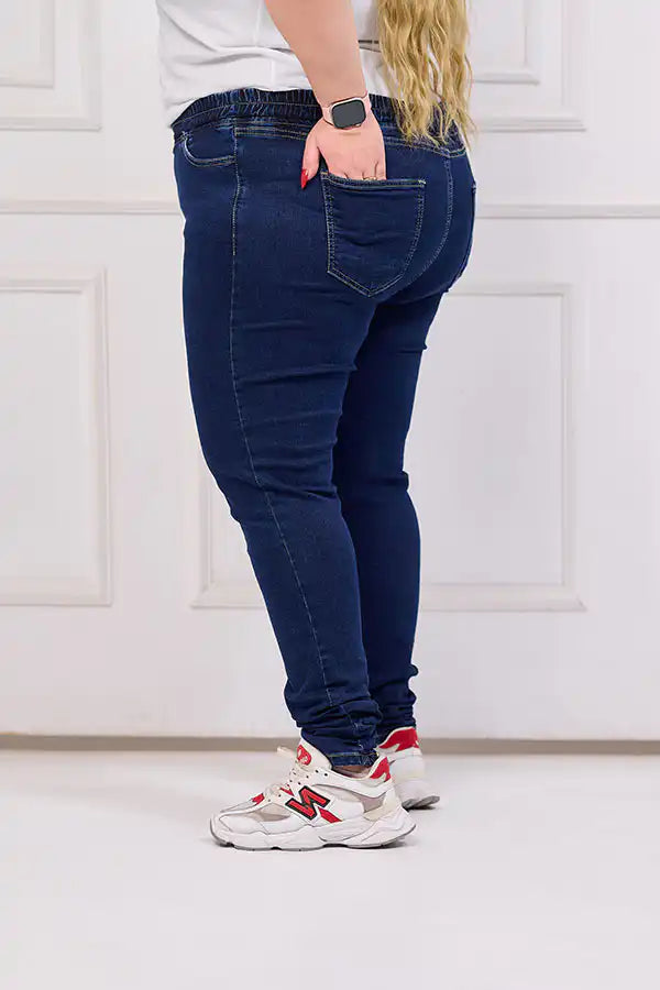 Dark Wash Plus Size Skinny Jeans | Tobay