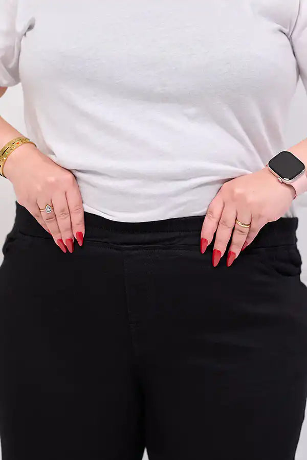 Black Skinny Plus Size Jeans | Tobay