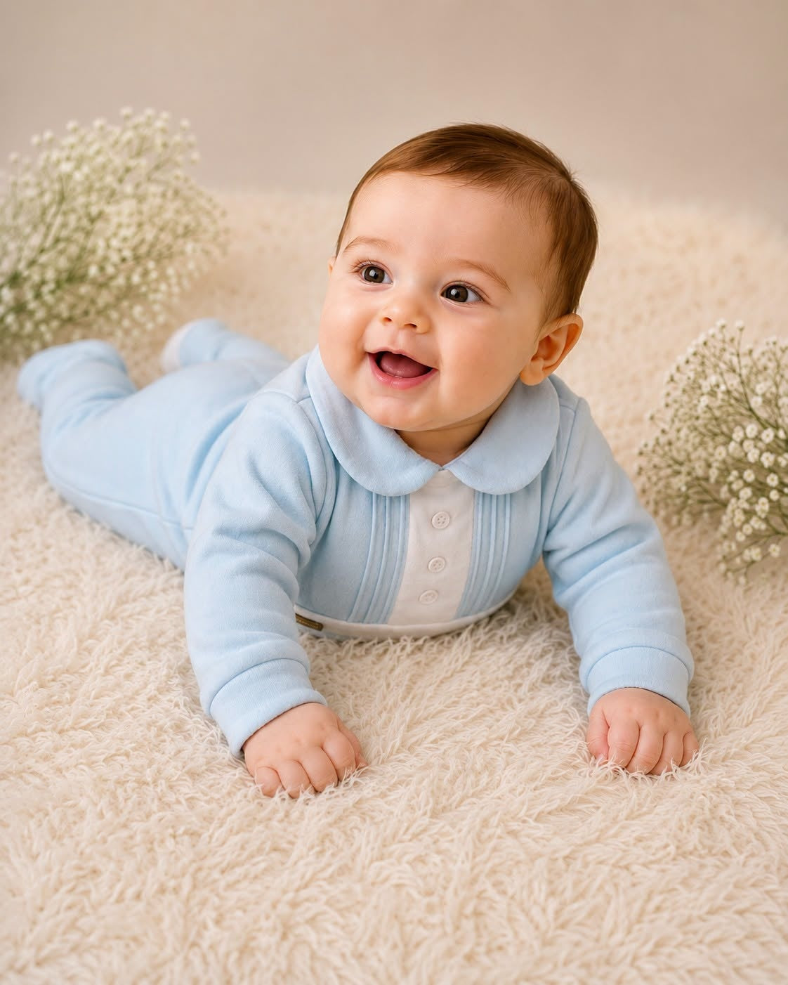 Baby boy salopette - blue | Tobay
