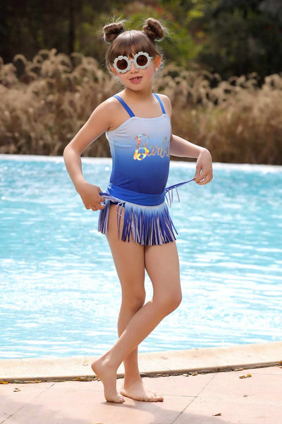 Tobay | مايوه أطفال Barbie Neon Splash