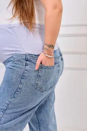Light Boyfriend Maternity Jeans - Comfortable & Chic | Tobay
