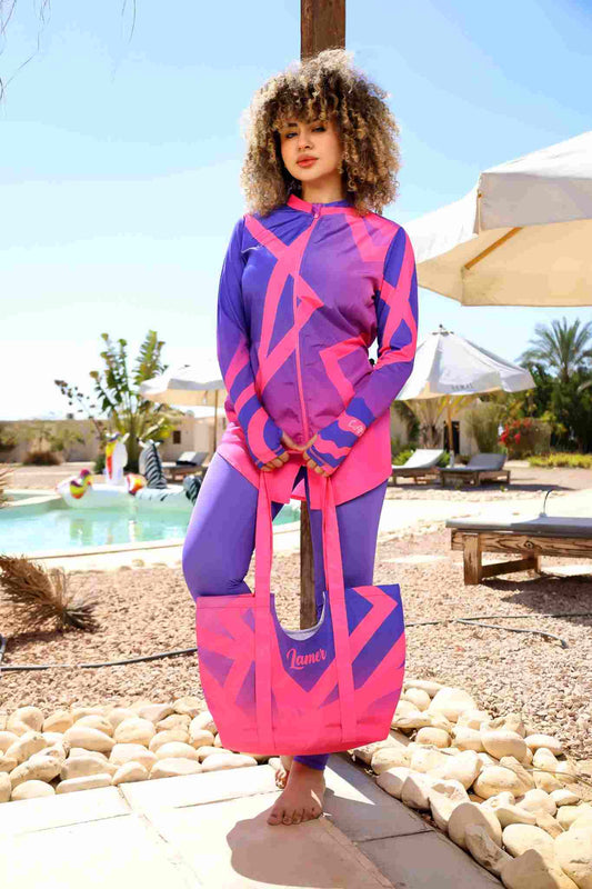 مايوه hot pink جرئ و عصري | Tobay
