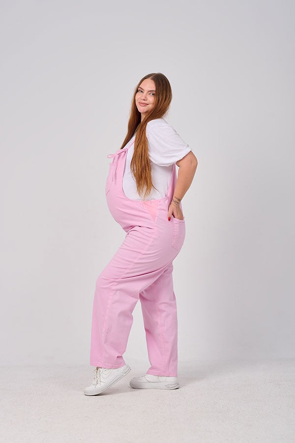 Overalls - Pink Denim - Tobay