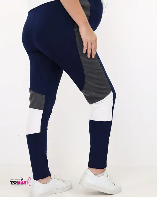 100% Pure Cotton Maternity Stretch - Navy | Tobay