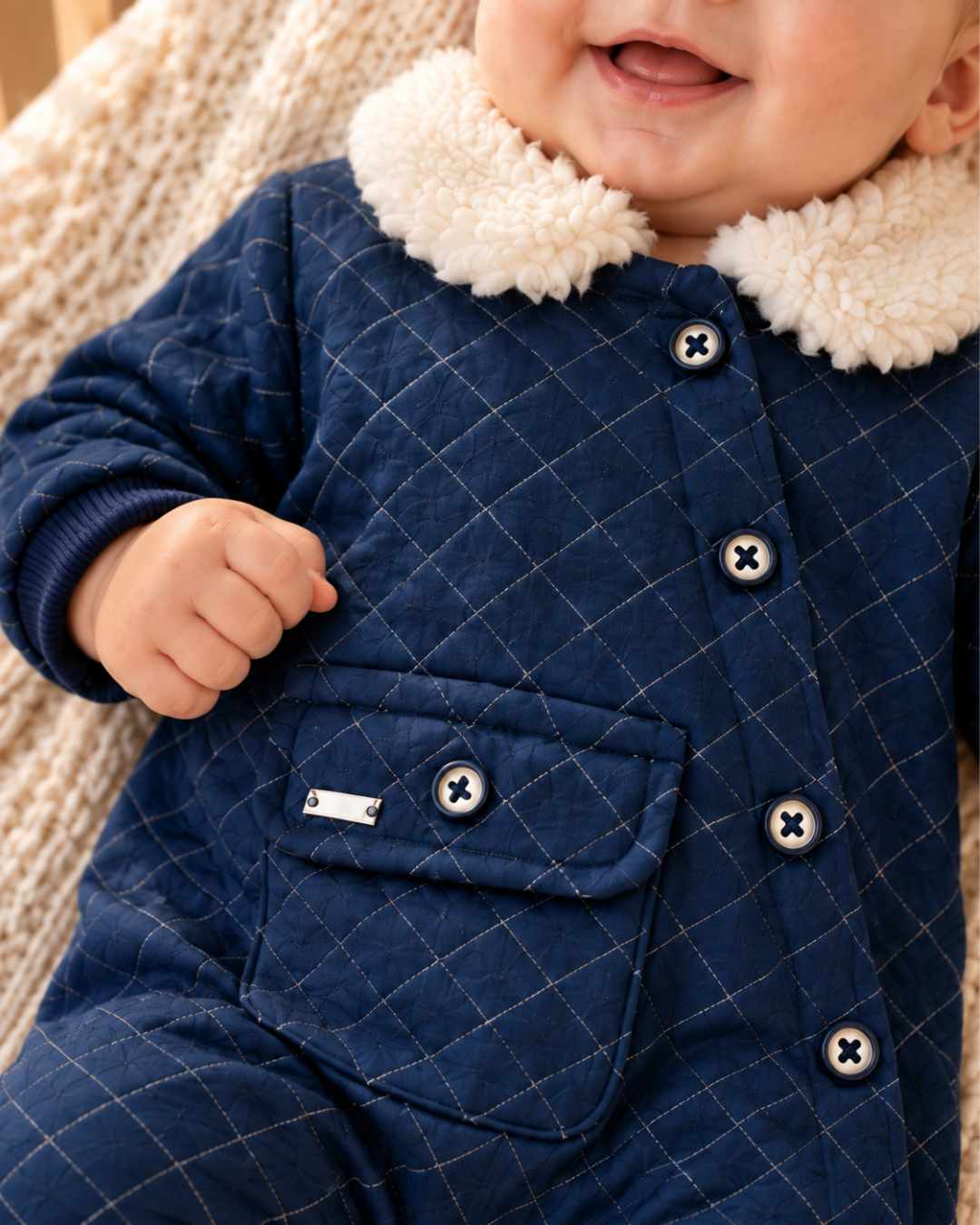 سالوبيت بيبي شتوي مبطن بياقة فرو | TOBAY