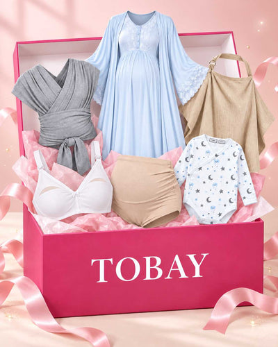 Hospital bag Box baby blue for Mom & Baby | Tobay