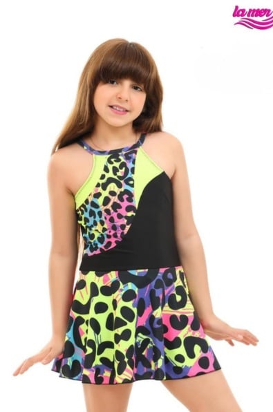 Colorful flared swimsuit | Tobay