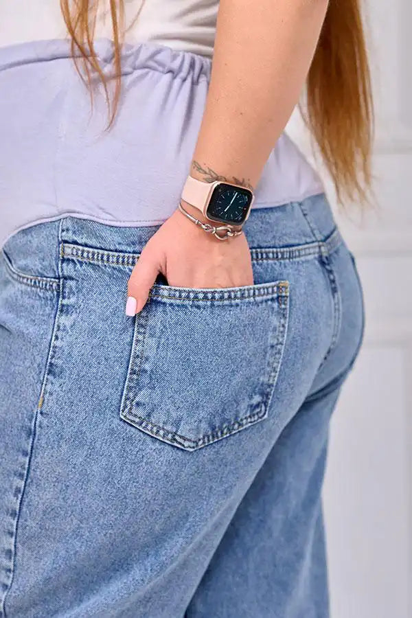 Maternity Boyfriend Jeans - Comfortable & Modern | Tobay
