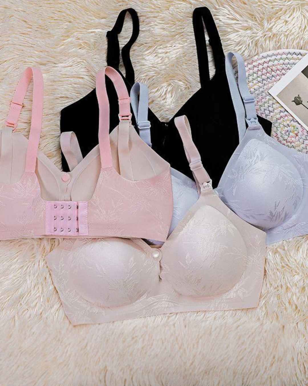 TOBAY 5 Seamless Laser Nursing Bra