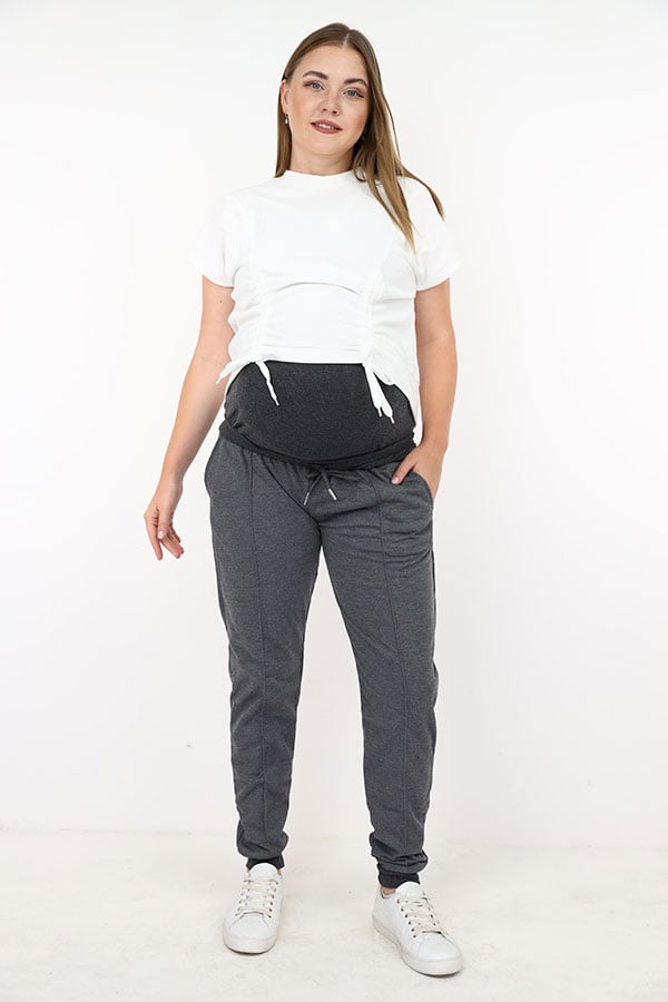 Maternity Cotton Sweatpants | Tobay