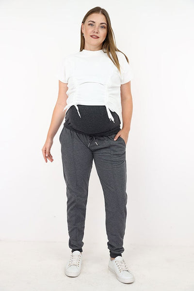 Maternity Cotton Sweatpants | Tobay