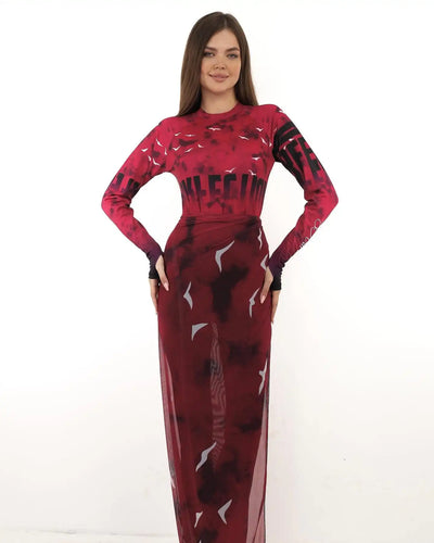 مايوه TOBAY |Burgundy Eclipse
