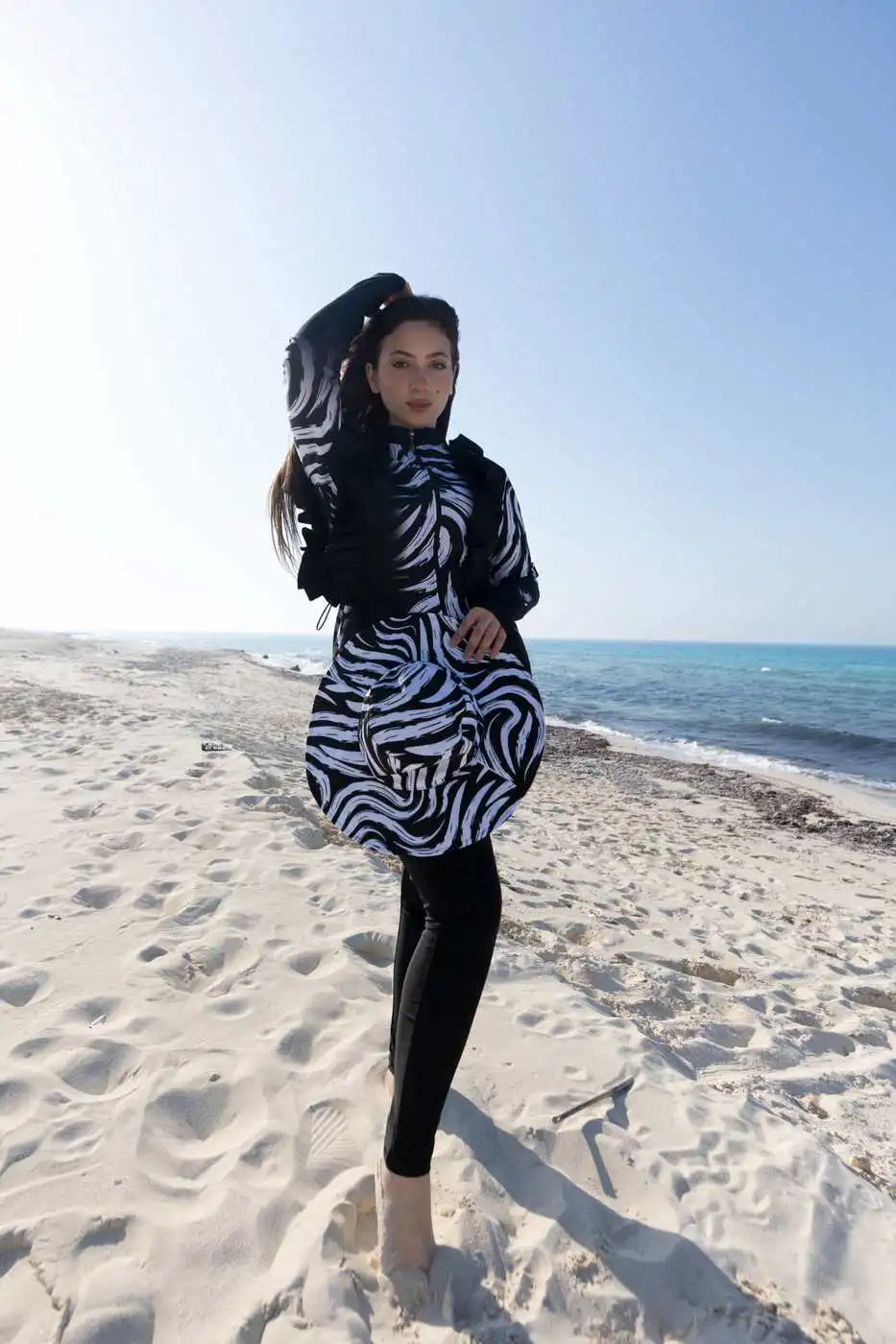 Tobay Swimsuit | Zebra Chic